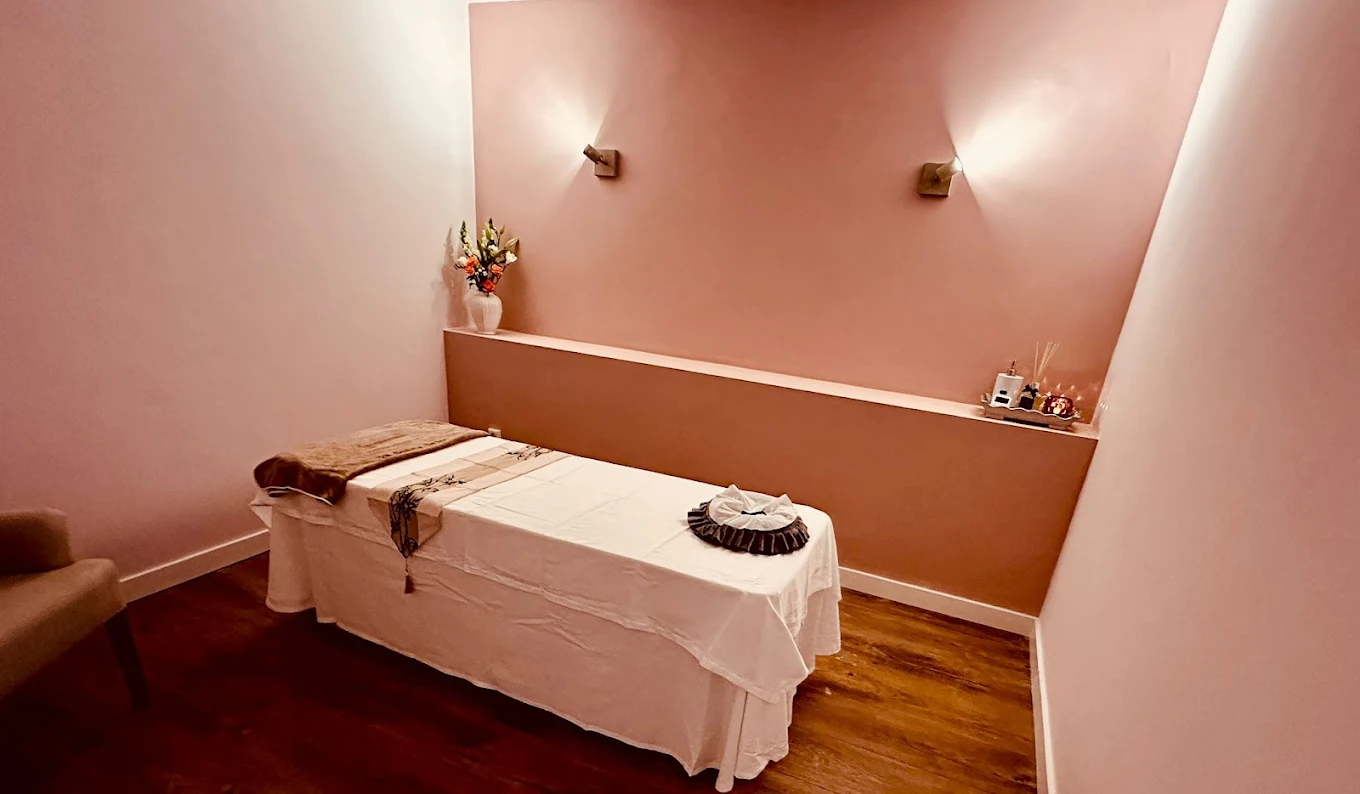 Massage treatment room